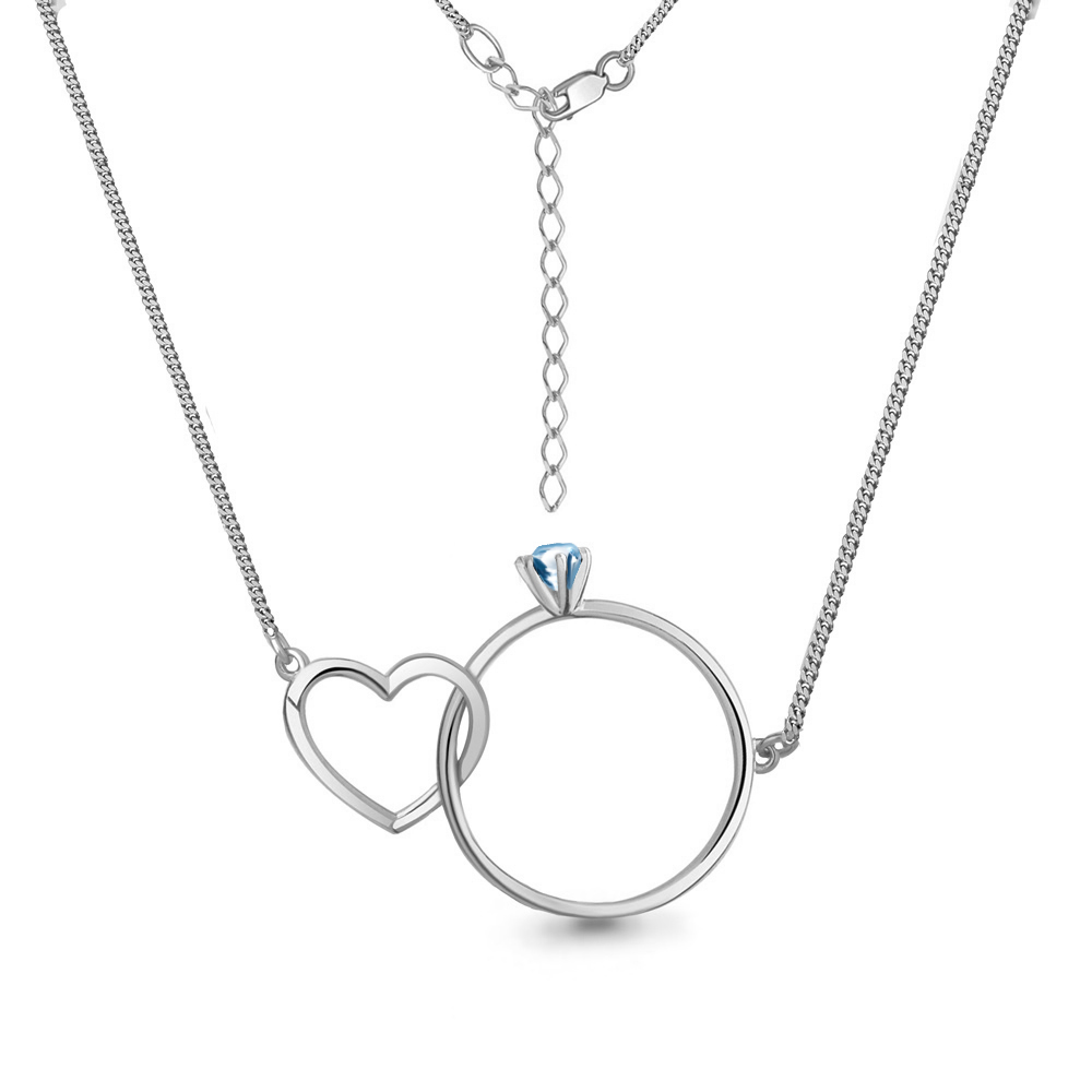 Колье из серебра