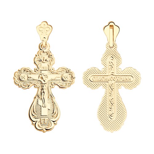 крест из золочёного серебра