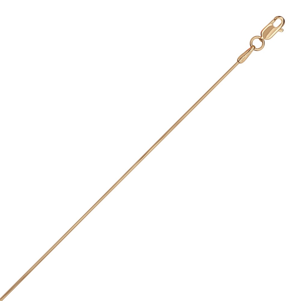 Цепь из золота плетение "Снейк"