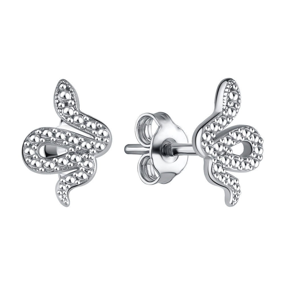 Серьги-пусеты из серебра