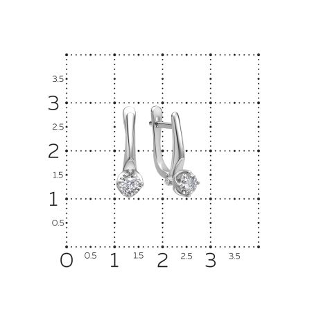 Серьги из золота с бриллиантами