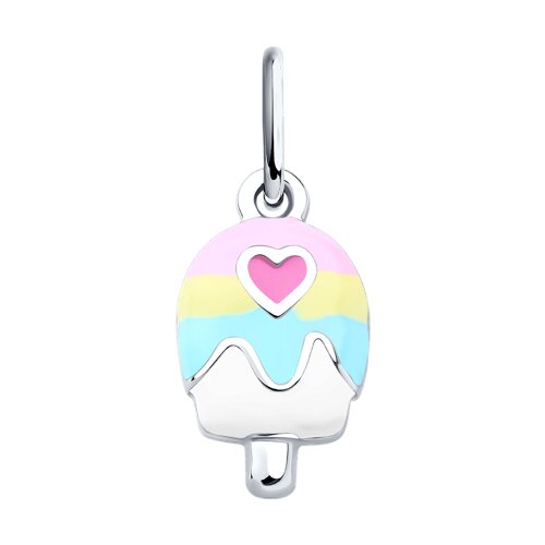 подвеска из серебра с эмалью