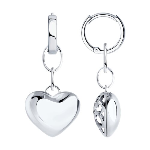 серьги из серебра