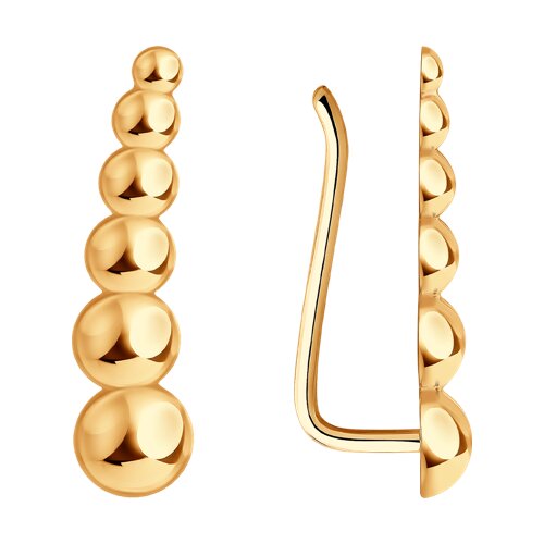 серьги из золота