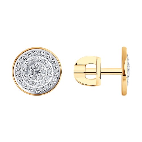 серьги из золота с бриллиантами