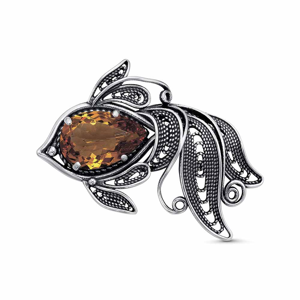 Брошь из серебра