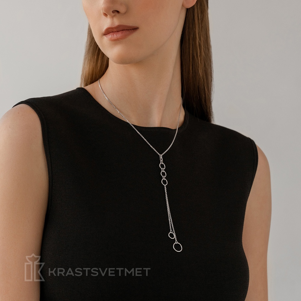 Колье из серебра