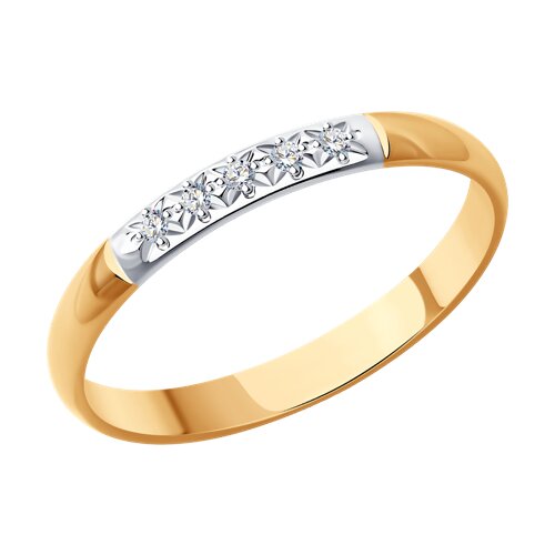 кольцо из золота с бриллиантами