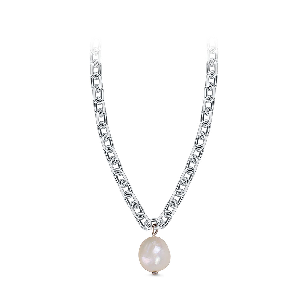 Колье из серебра с жемчугом