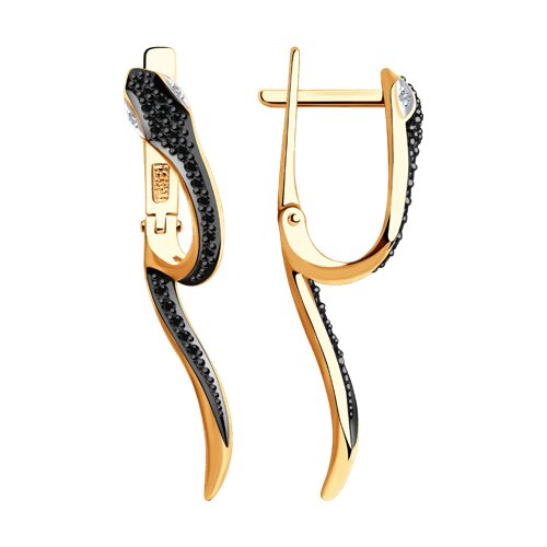 серьги из золота с бриллиантами