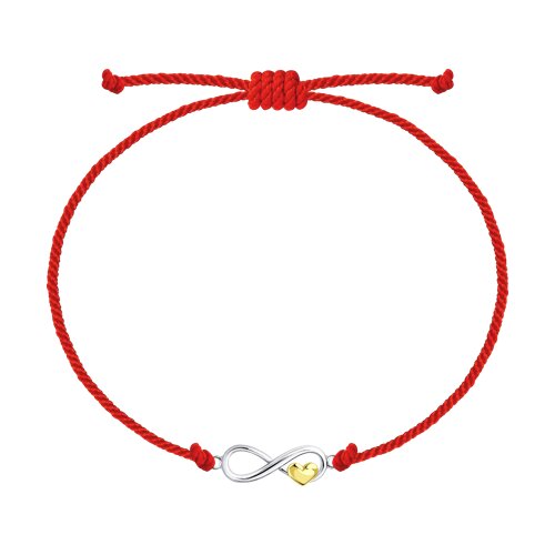 браслет из золочёного серебра.символ «любовь»