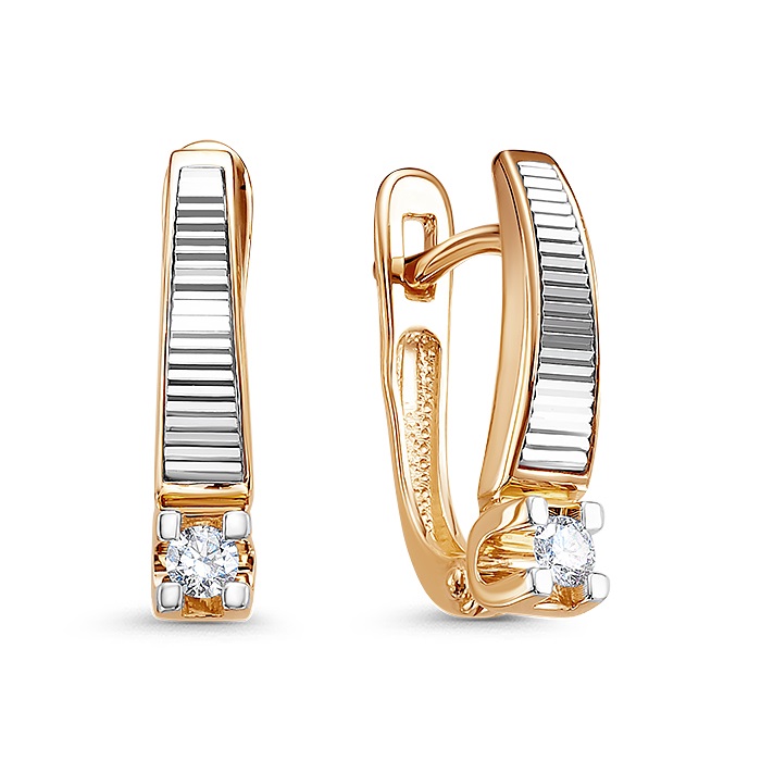 Серьги из золота с бриллиантами