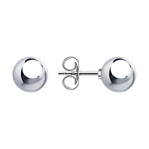 серьги из серебра