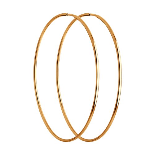 серьги конго из золота