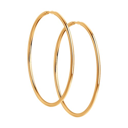 серьги конго из золота