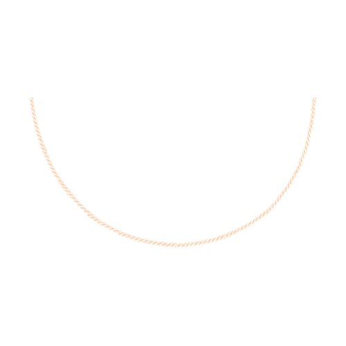 текстильный шнурок с серебряным замком