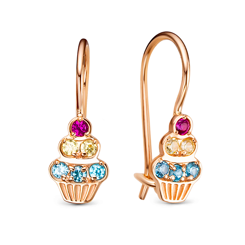 Серьги из золота