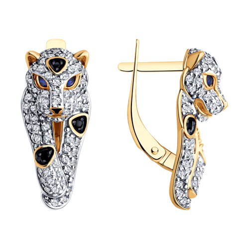 серьги золотые пробы 585