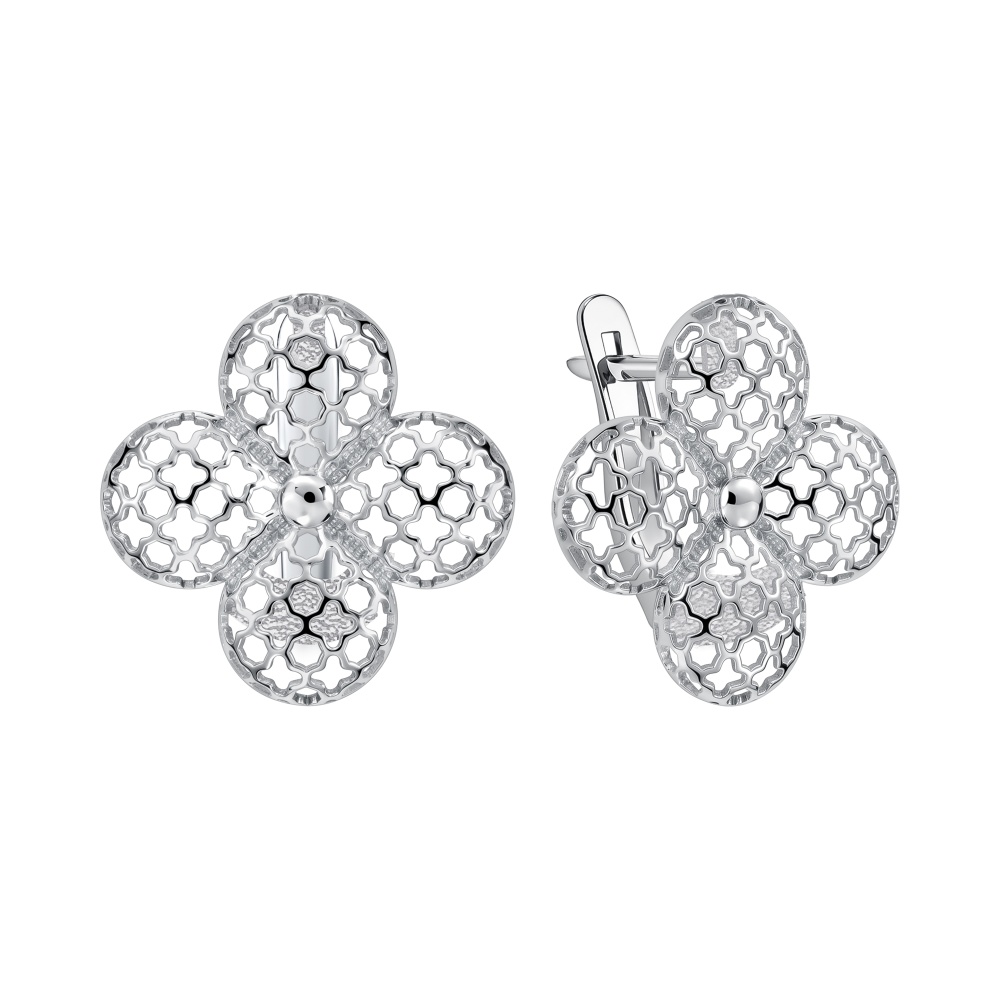 Серьги из серебра