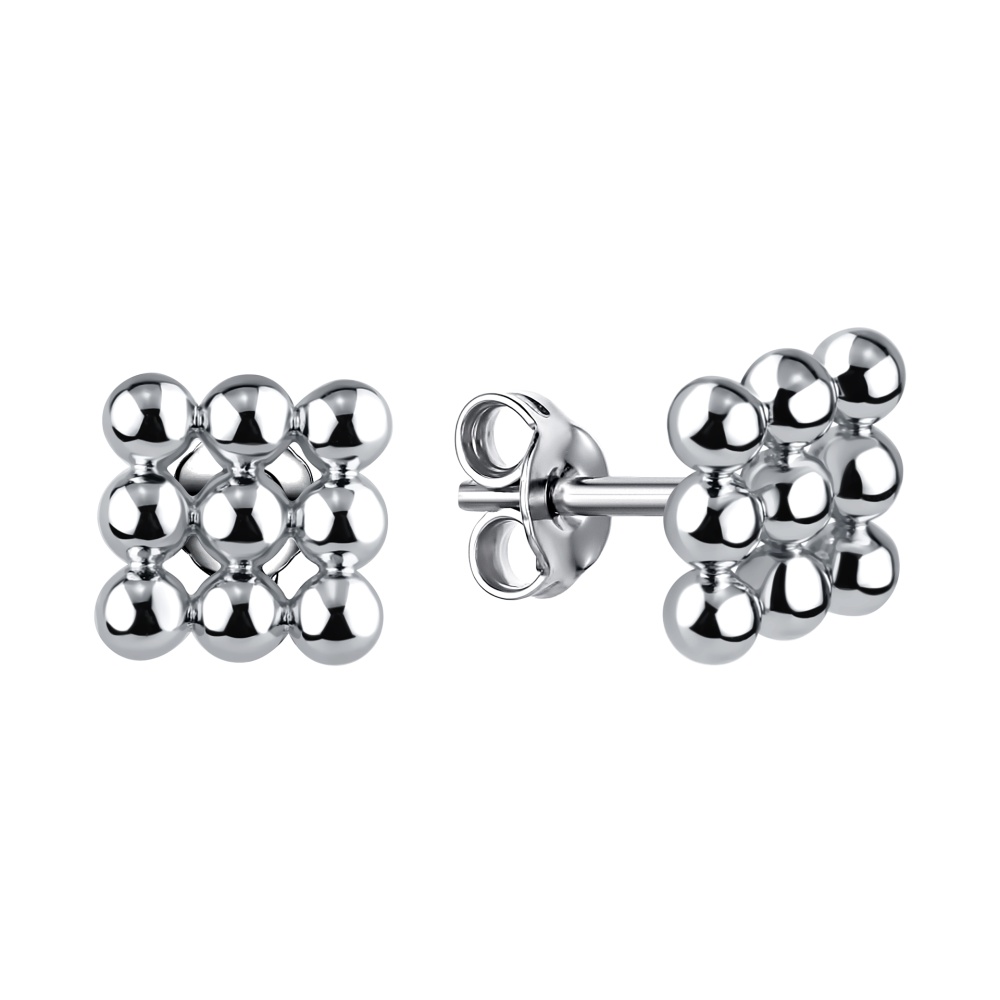 Серьги-пусеты из серебра