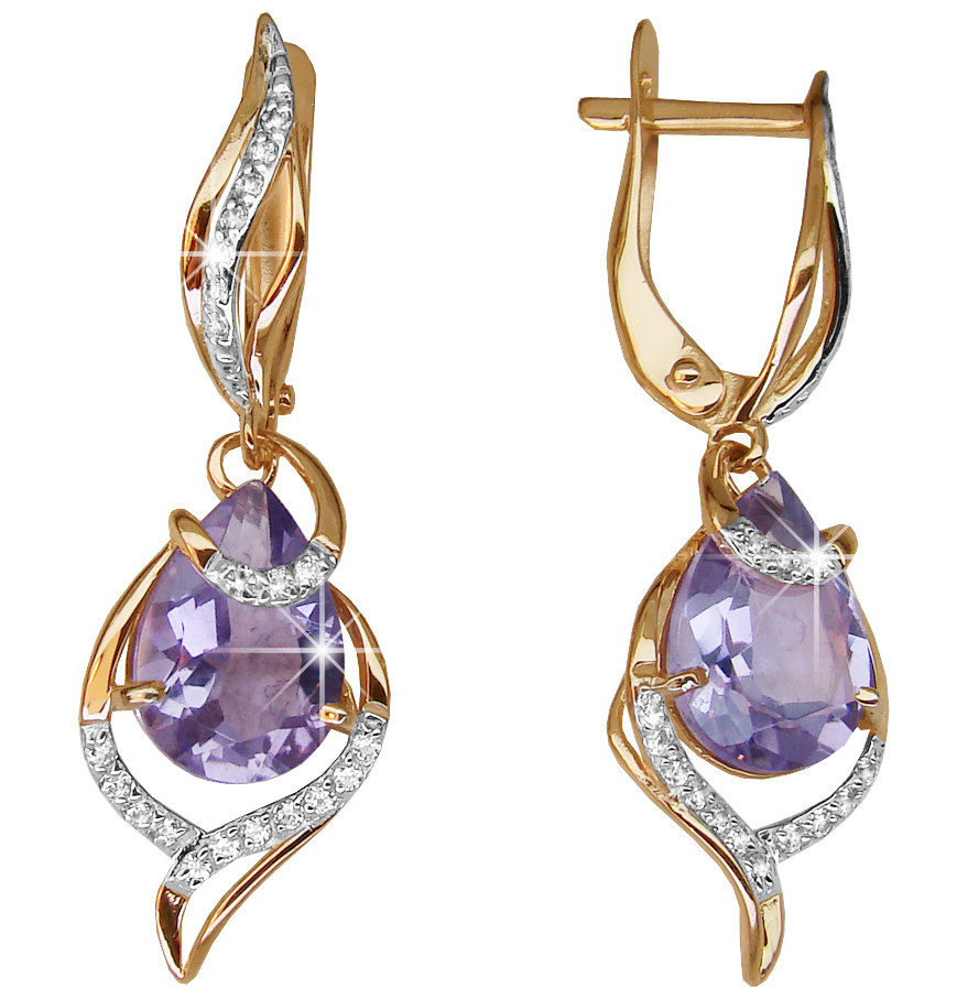 Серьги из золота