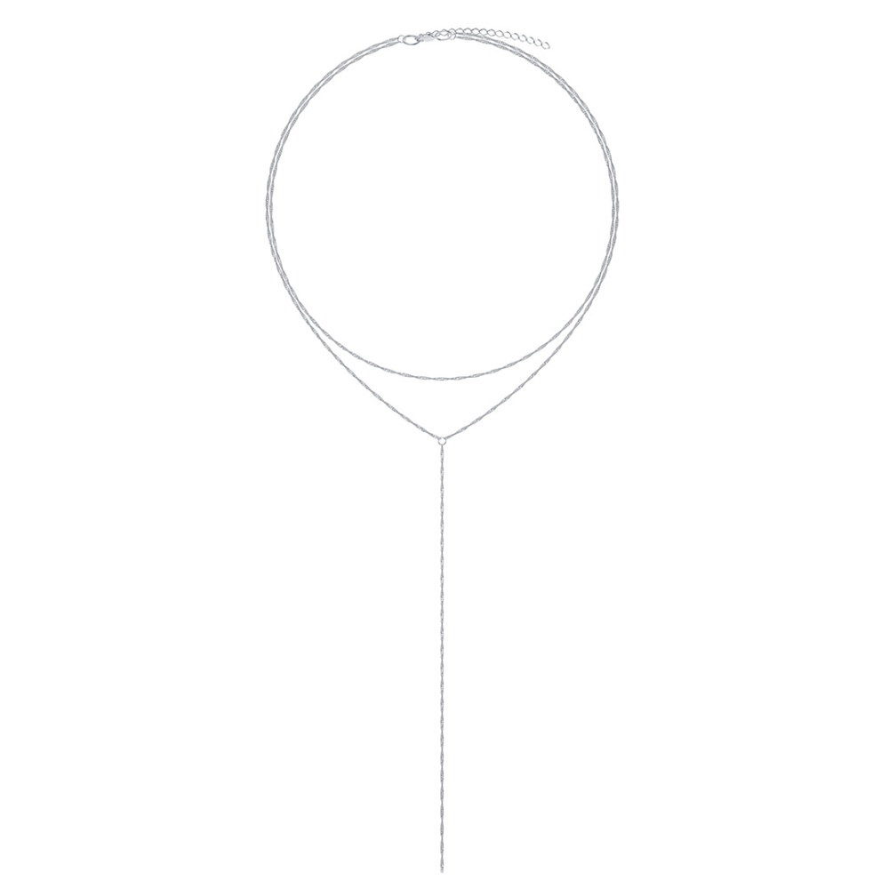 Колье из серебра