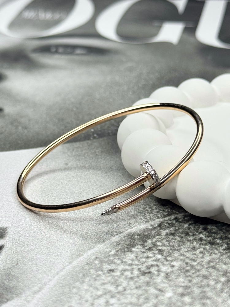 Браслет из золота с фианитами