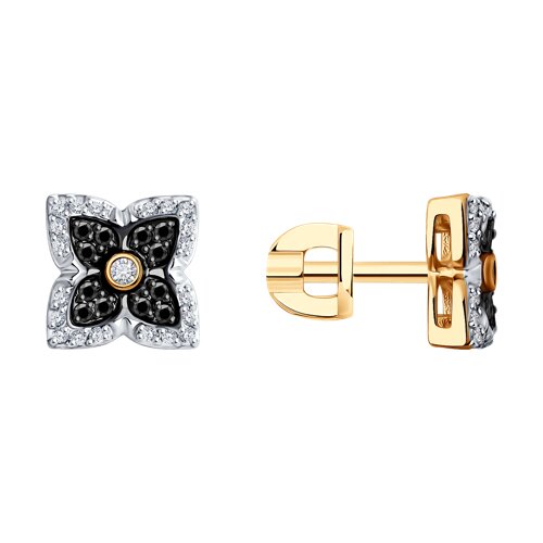 серьги из золота с бриллиантами