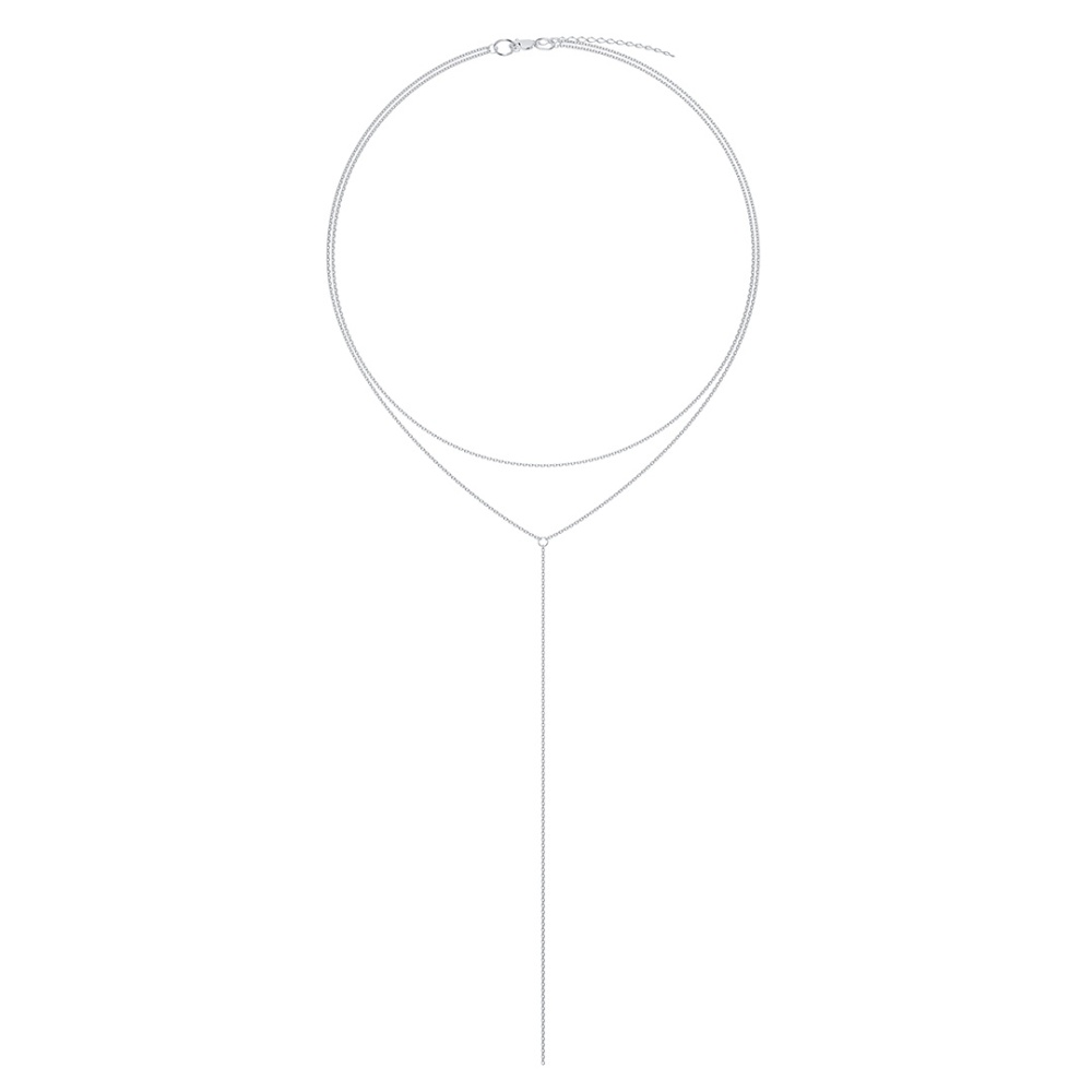 Колье из серебра