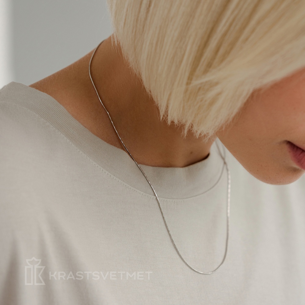 Цепь из золота плетение "Снейк"