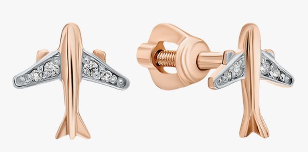 Серьги из золота