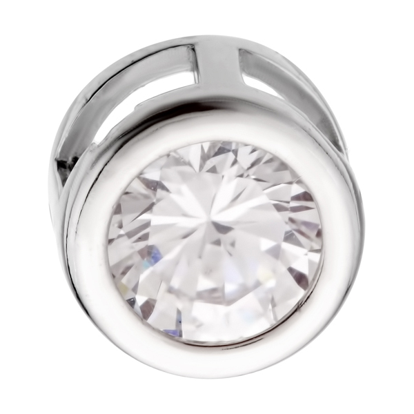 Подвеска из серебра с цирконием