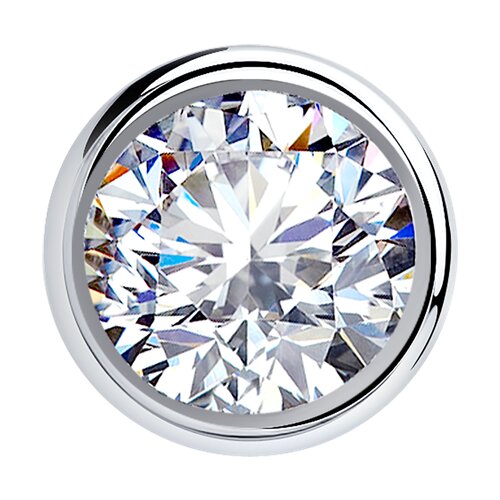 подвеска из серебра с фианитом