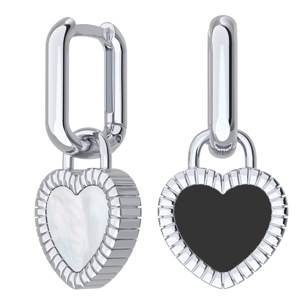 Серьги из серебра
