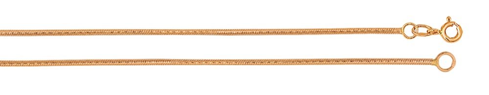 Цепь из золота плетение "Снейк"