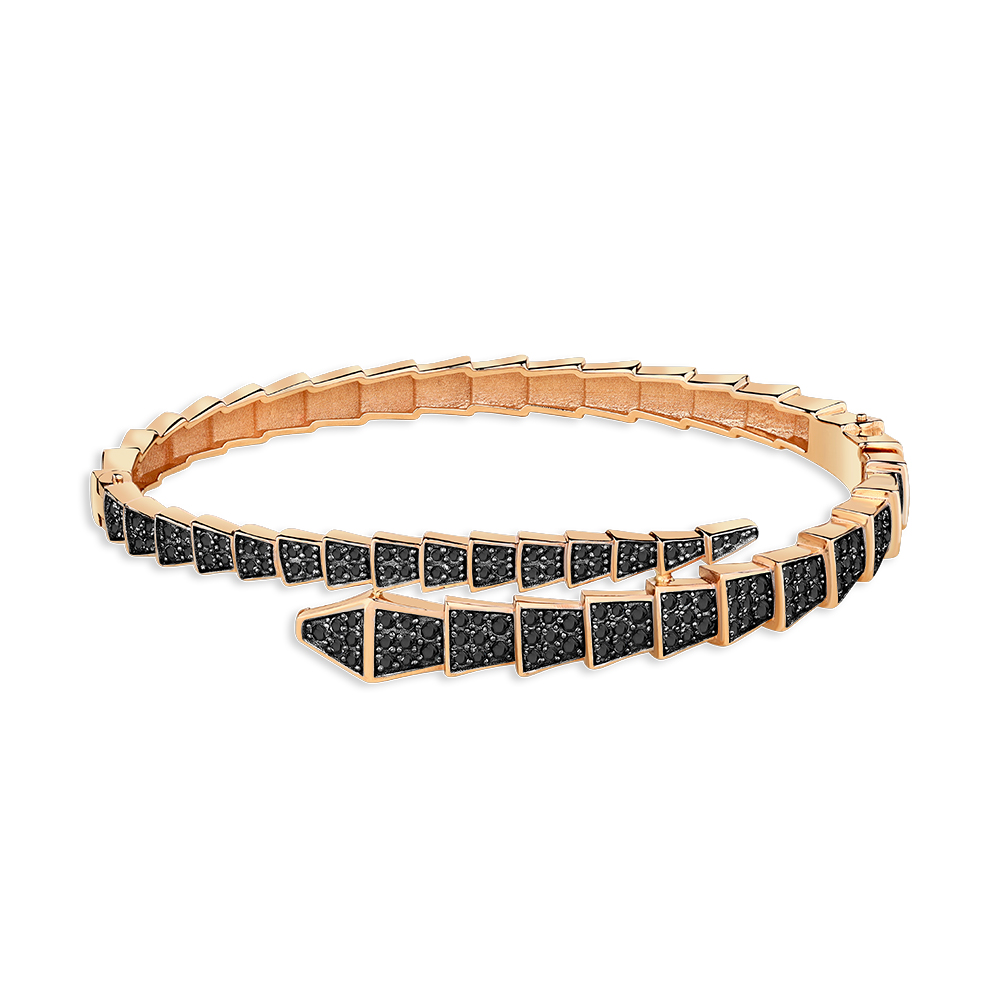 Браслет из золота с фианитами