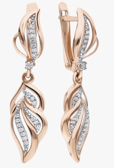 Серьги из золота