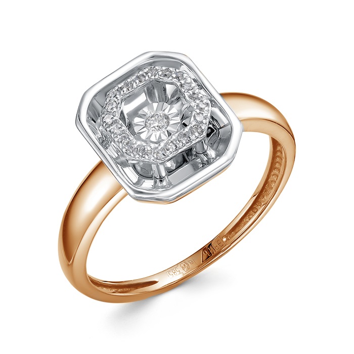 Кольцо из золота с бриллиантами