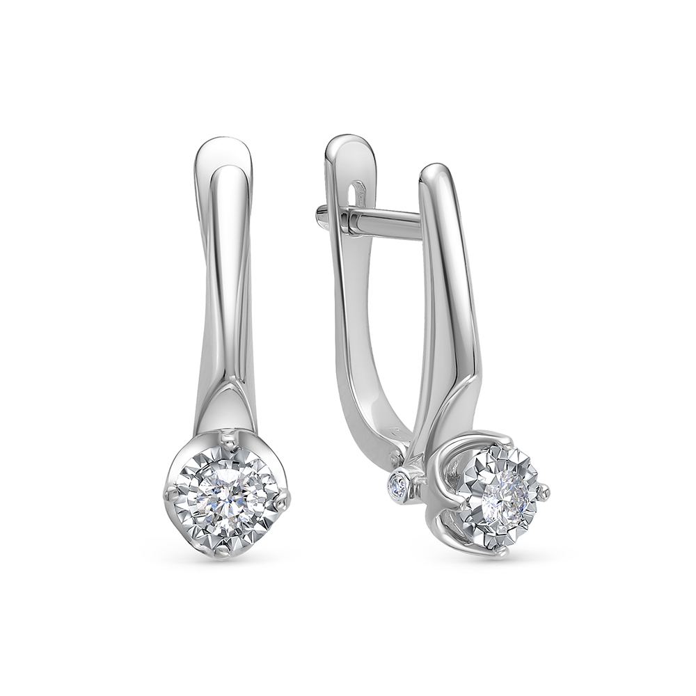 Серьги из золота с бриллиантами