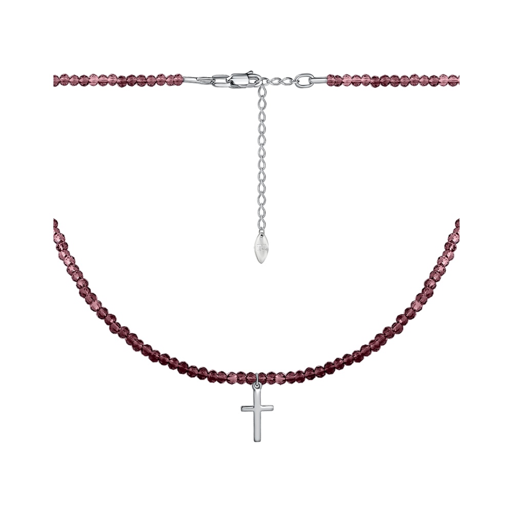 Колье из серебра