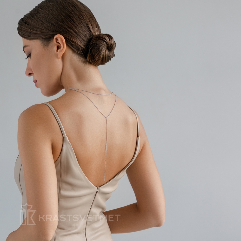 Колье из серебра