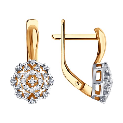 серьги из золота с бриллиантами