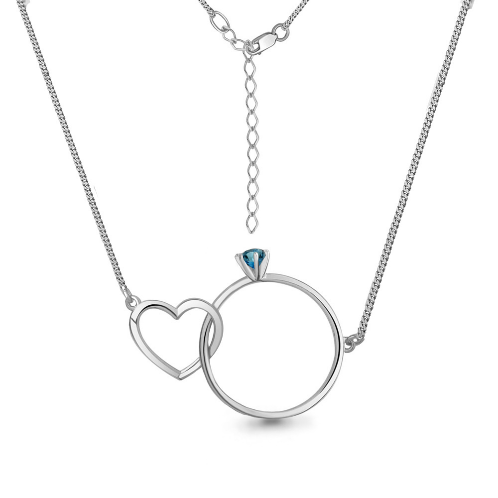 Колье из серебра