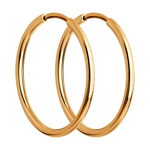 серьги конго из золота