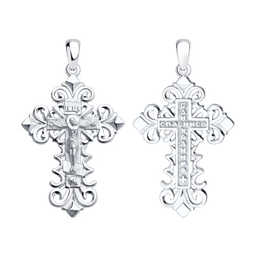 крест из серебра