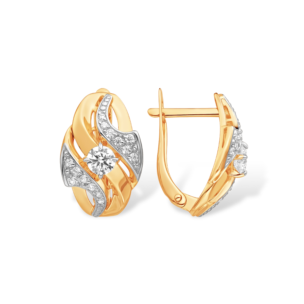 Серьги из золота 585 пробы