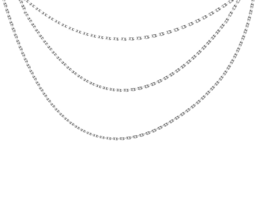 Колье из серебра