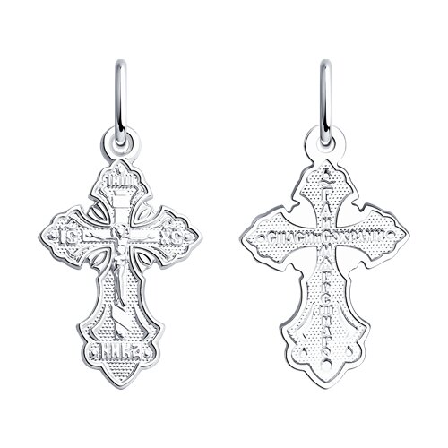 большой крест из серебра