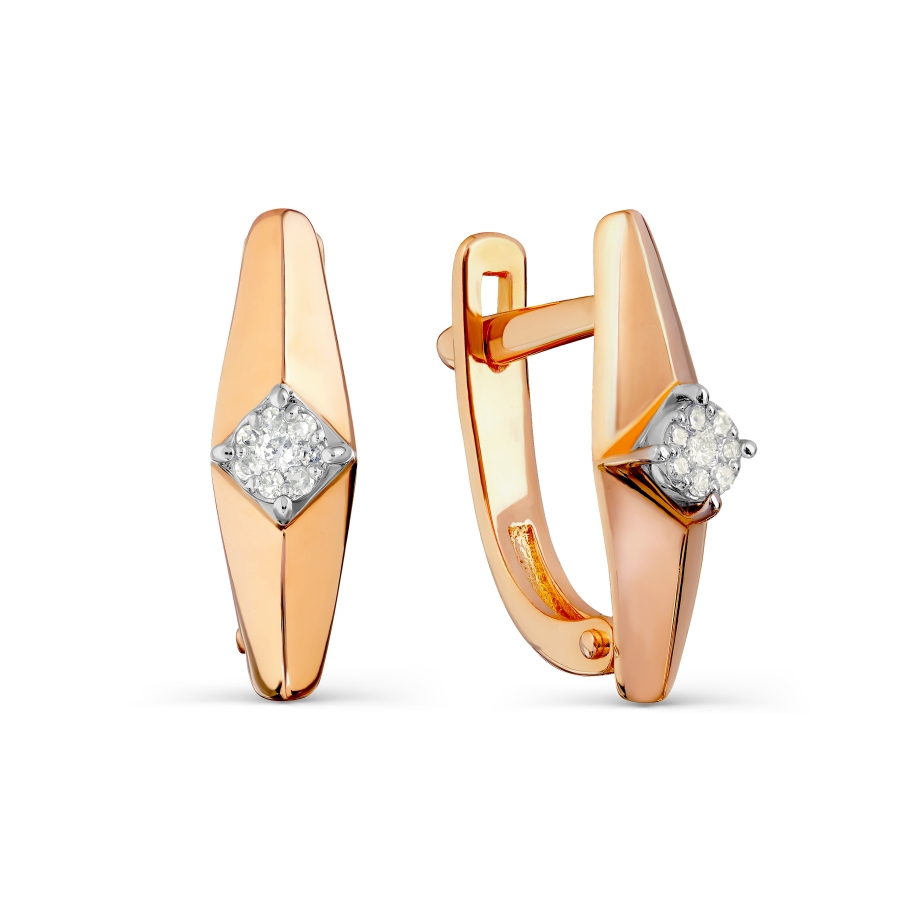 Серьги из золота с бриллиантами