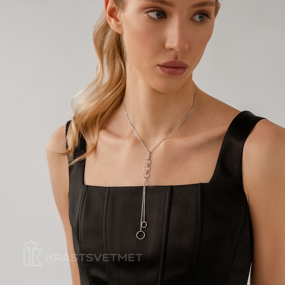 Колье из серебра